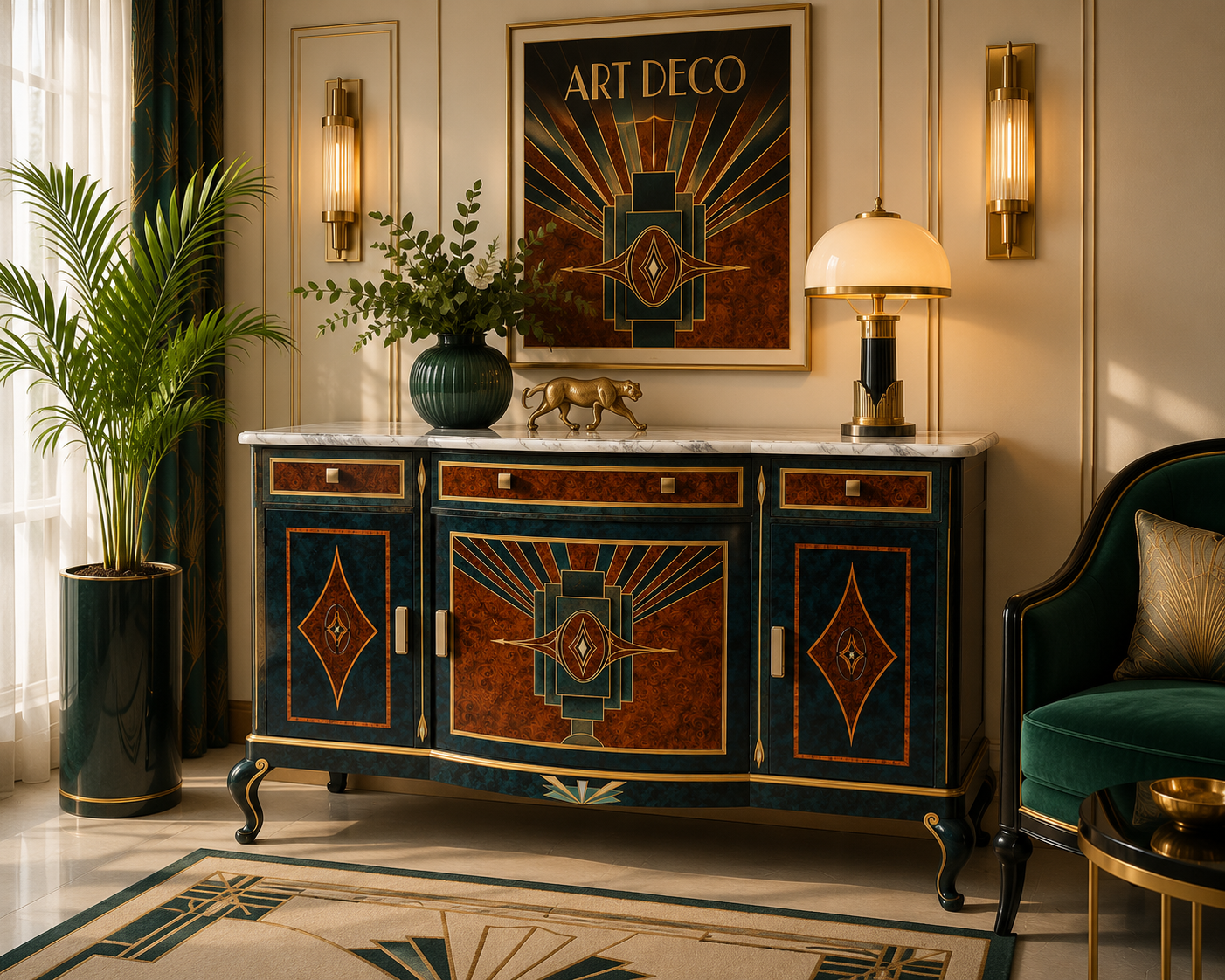 Mobilier Art déco personnalisé par Tramartdeco