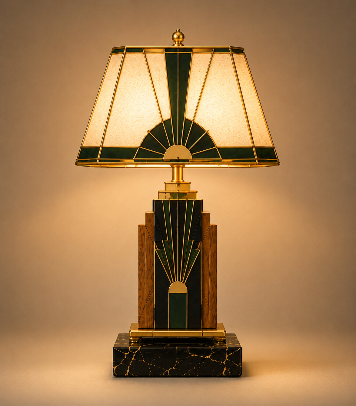 Luminaire Art Déco créé par Daniel Trammer
